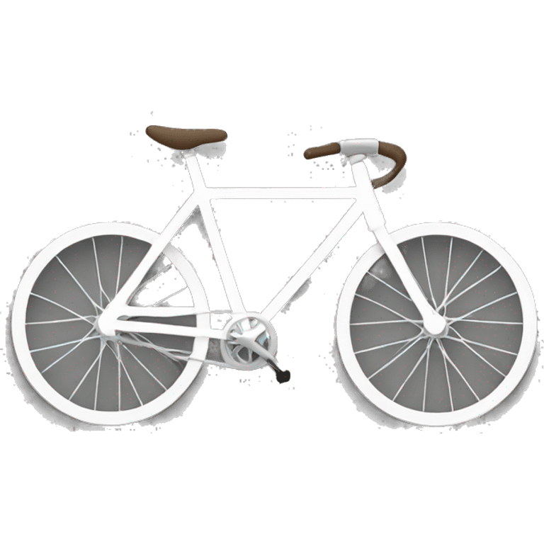 bycicle, stroke with thick white emoji