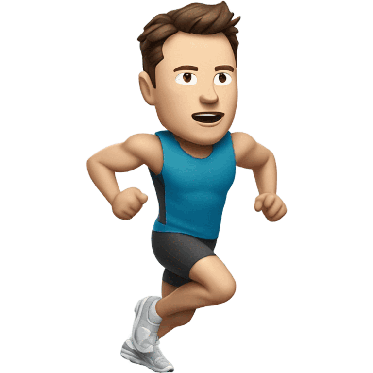 Elon running emoji