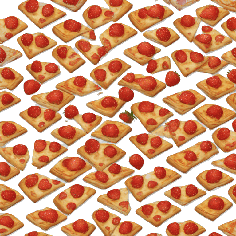 pizza with strawberries  emoji