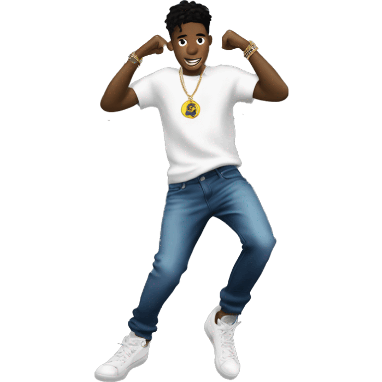 NBA YoungBoy dancing emoji