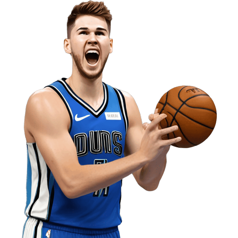 luka doncic taunting devin booker emoji