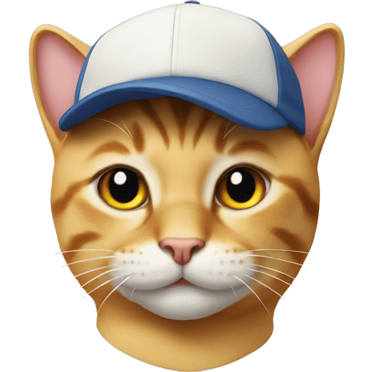 Cat with a cap emoji