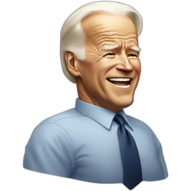 Joe Biden farting realistic emoji