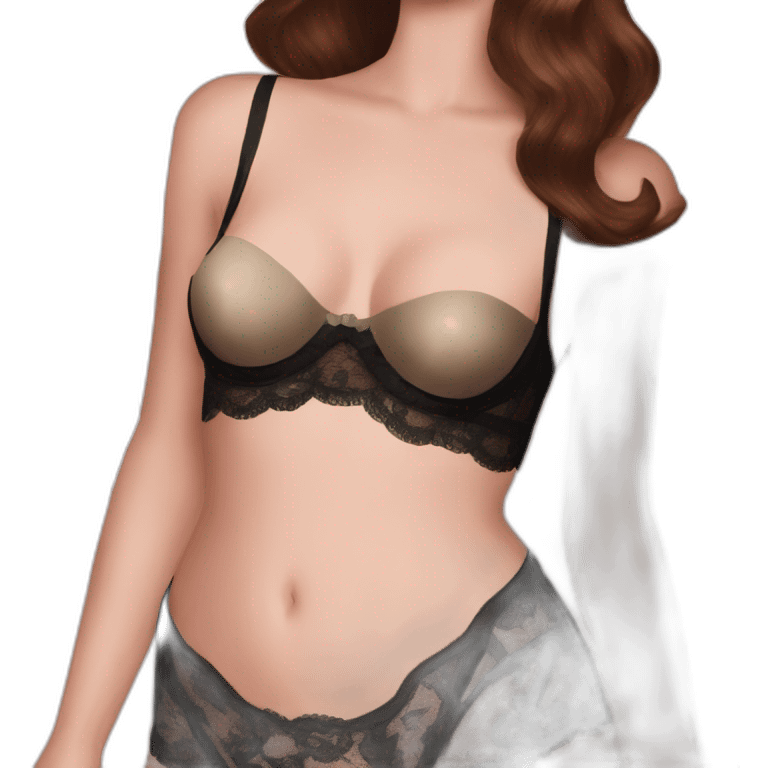 Lana del rey lingerie emoji