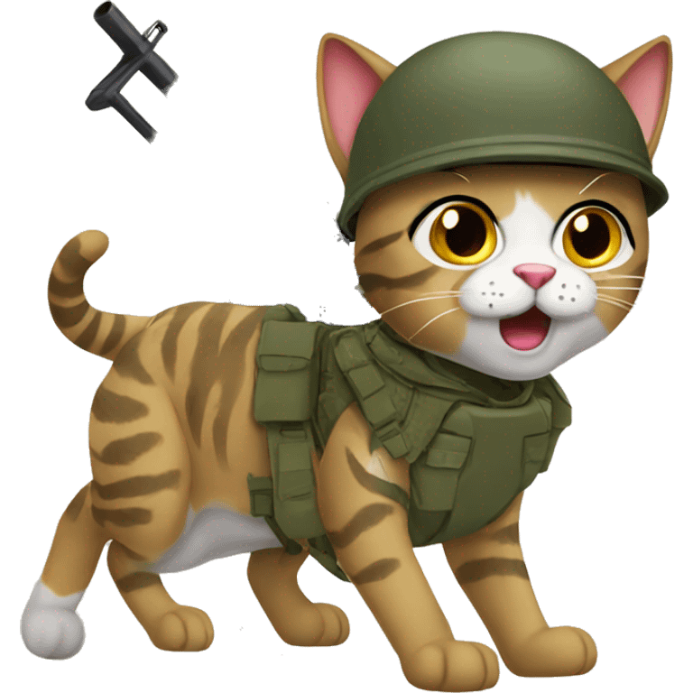 military cat emoji