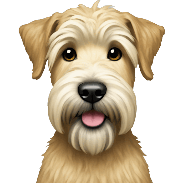 Wheaten terrier christmas emoji