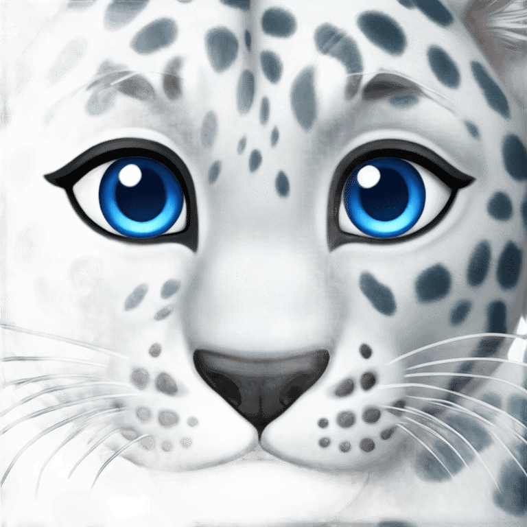 snow leopard emoji