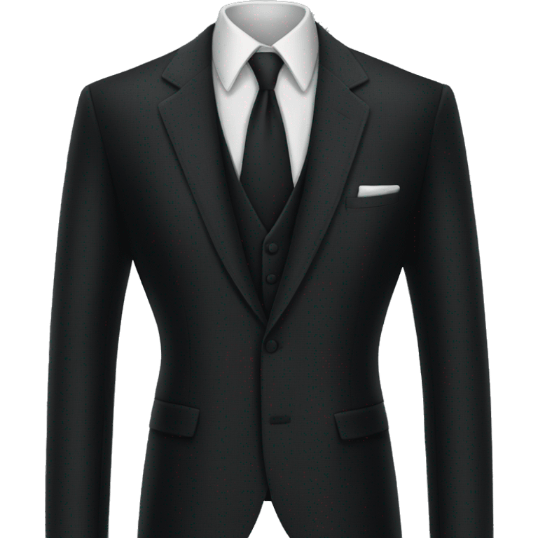 a black suit piece of cloth item only emoji