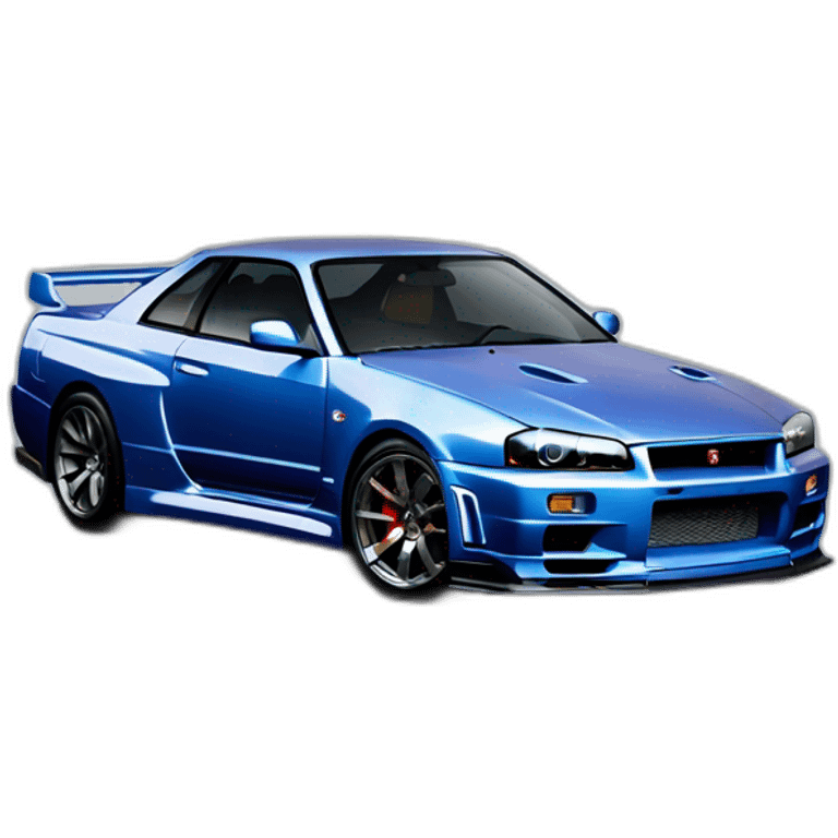 Nissan Skyline GT-R 34 emoji