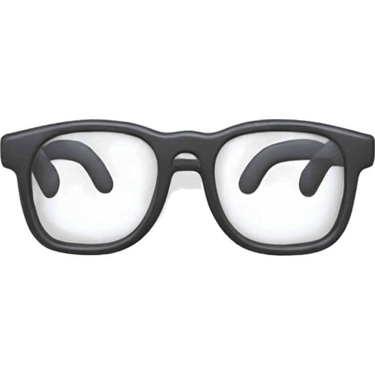 white vision glasses emoji