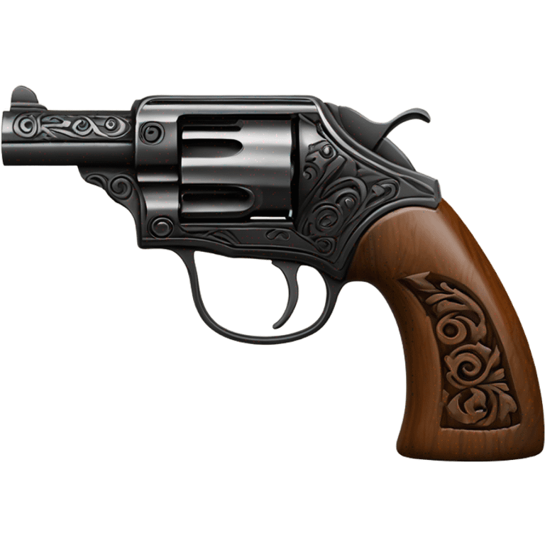 Wood pistol emoji