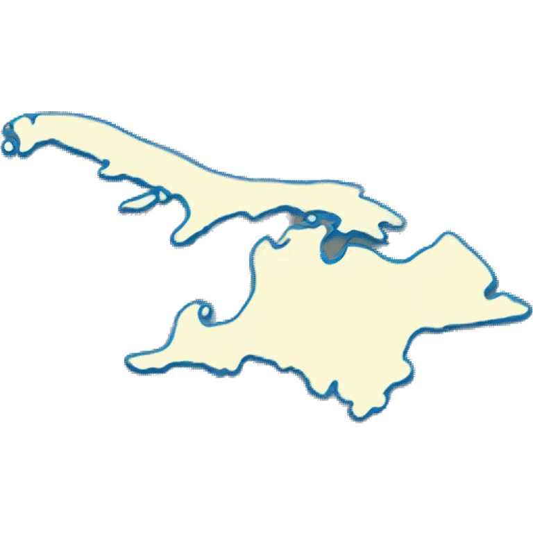 Outline of Nantucket Island, Massachusetts  emoji