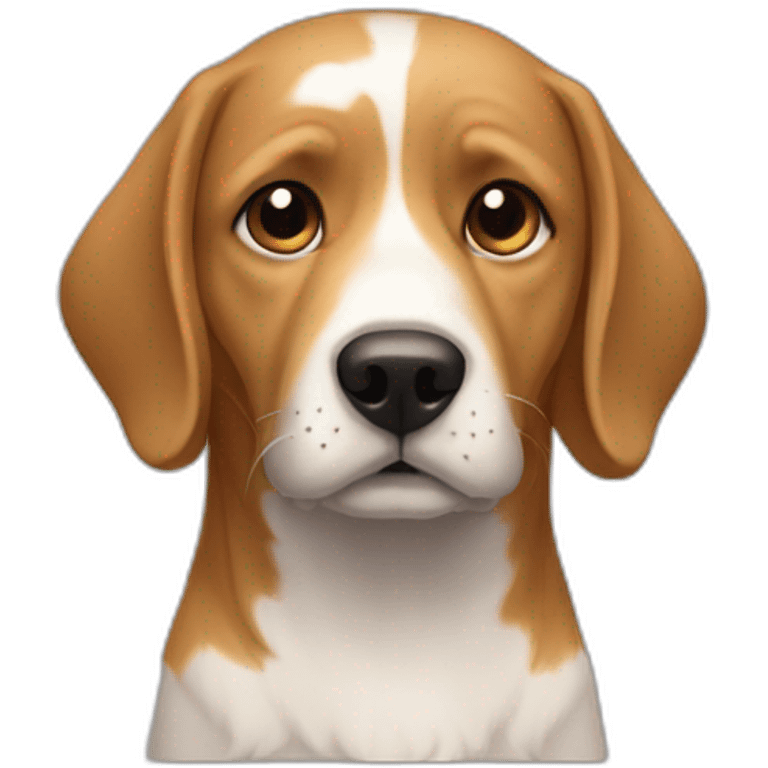 Chien sur chat emoji