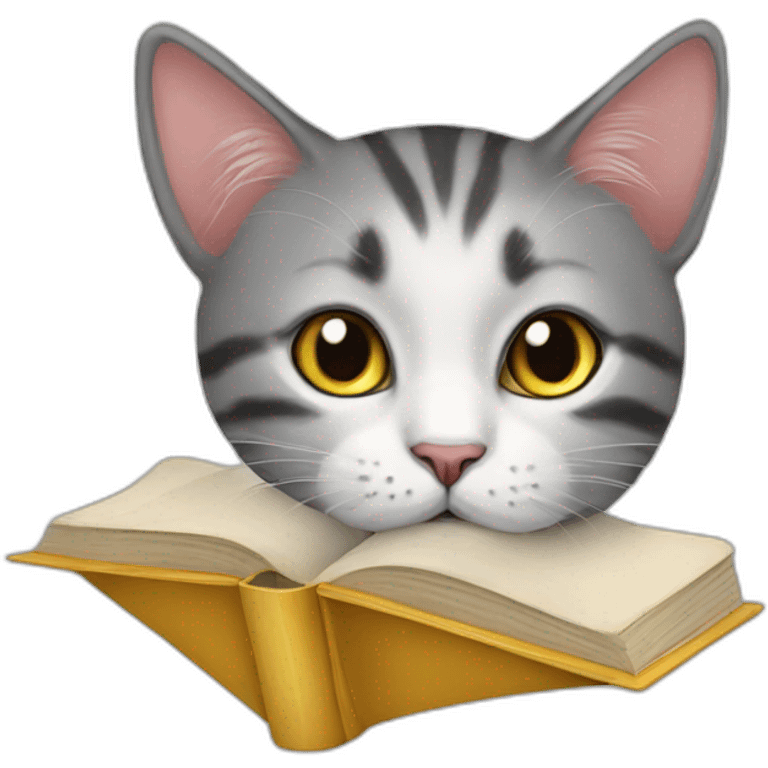 cat;book emoji