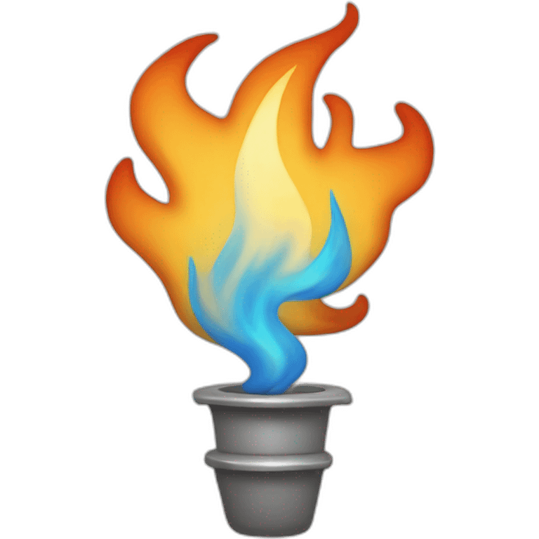 Flame en colere emoji