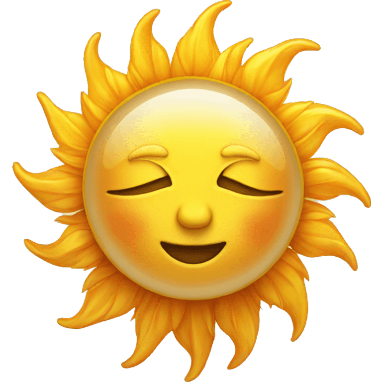 Sun emoji