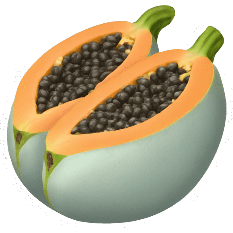 papaya emoji