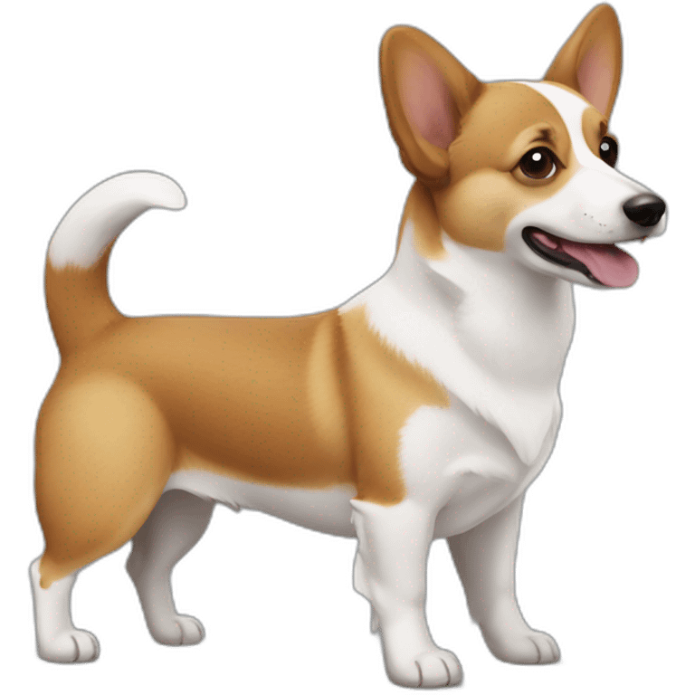 Corgi jack Russel mix emoji