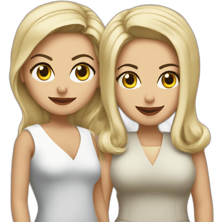 Bibi and Sara Netanyahu emoji