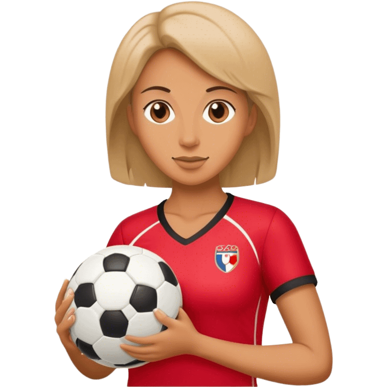 soccer-mom with ball emoji