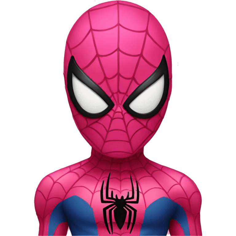 pink spiderman emoji