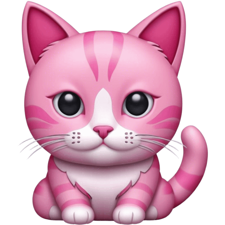 Pink cat  emoji