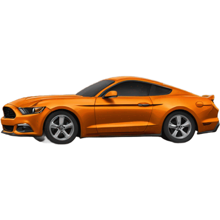 Ford-Mustang-mache-Orange 2021 emoji