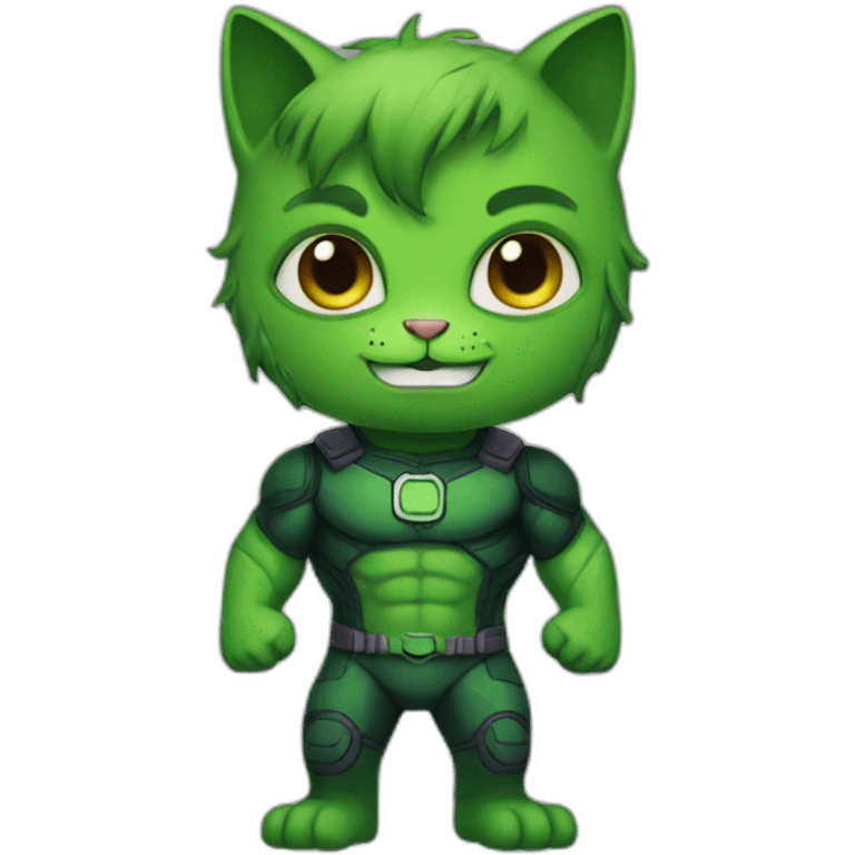 cat in hulk suit emoji