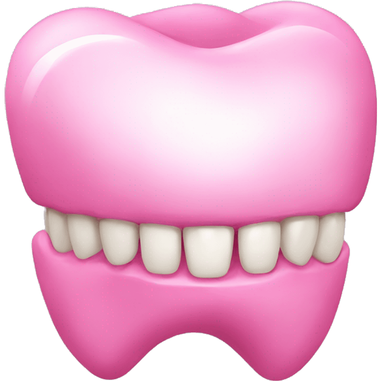 pink dentistry  emoji