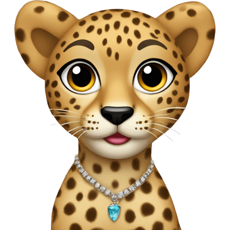 glamour cheetah emoji