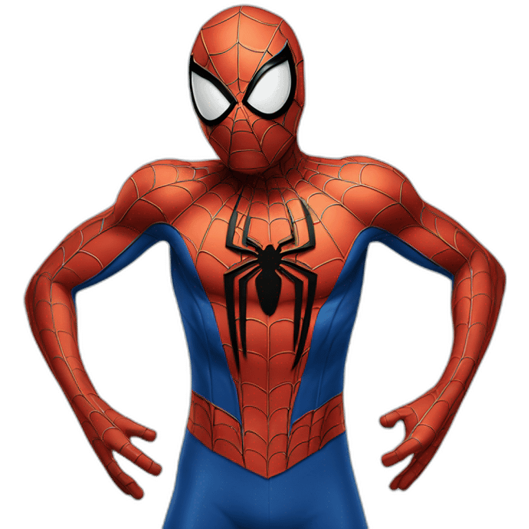 Spider man bleu emoji