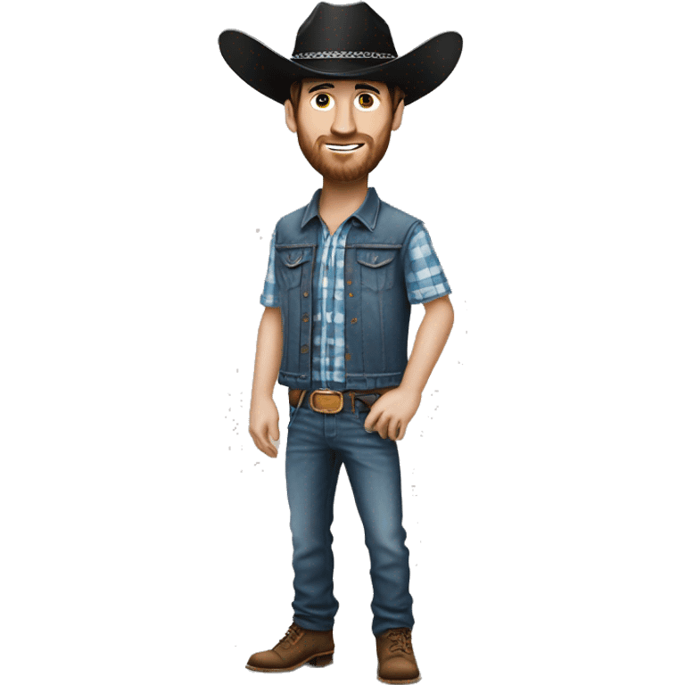 messi con un sombrero de vaquero emoji