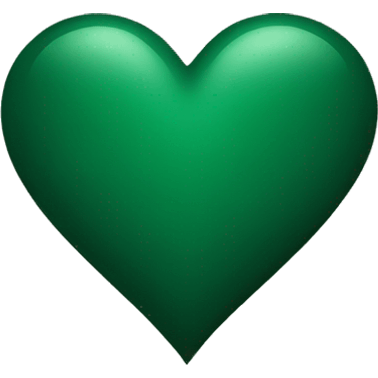 Dark Green Heart emoji