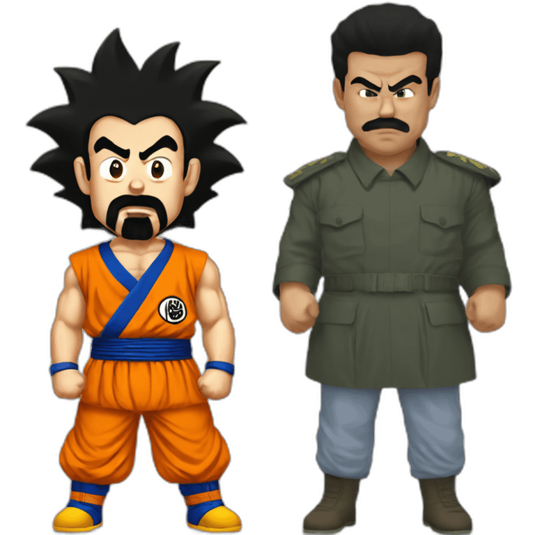 Goku vs Saddam Hussein emoji