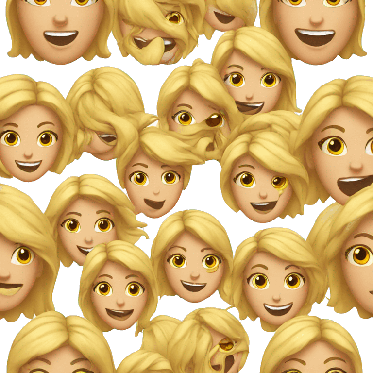 Emoji de caras de de mujer  emoji