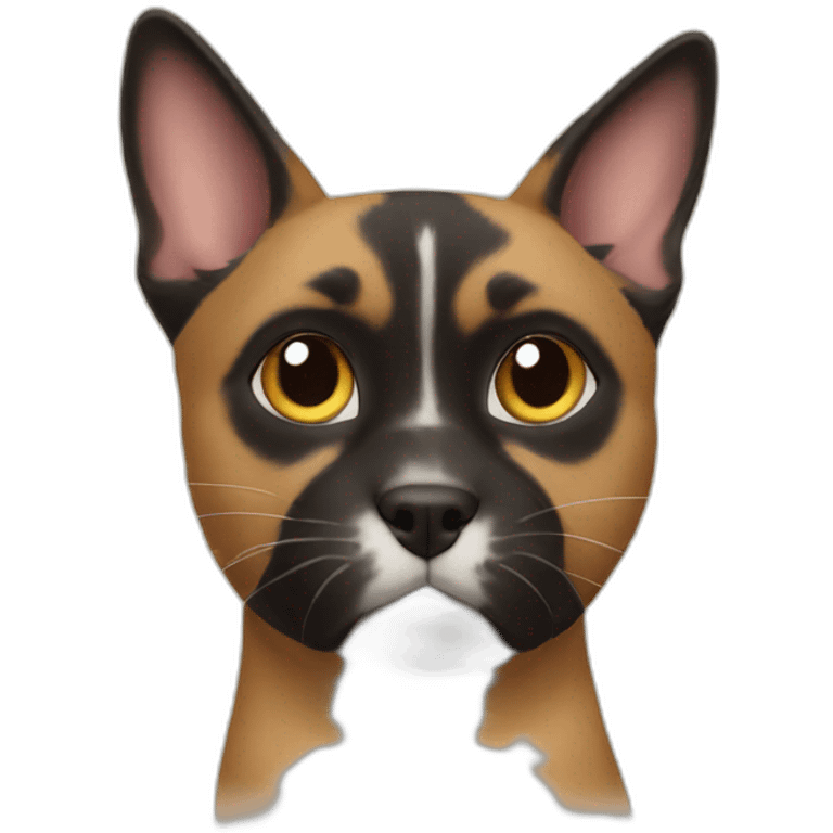 Cat dog mike emoji