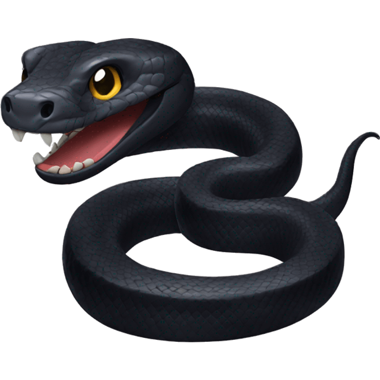 black snake emoji