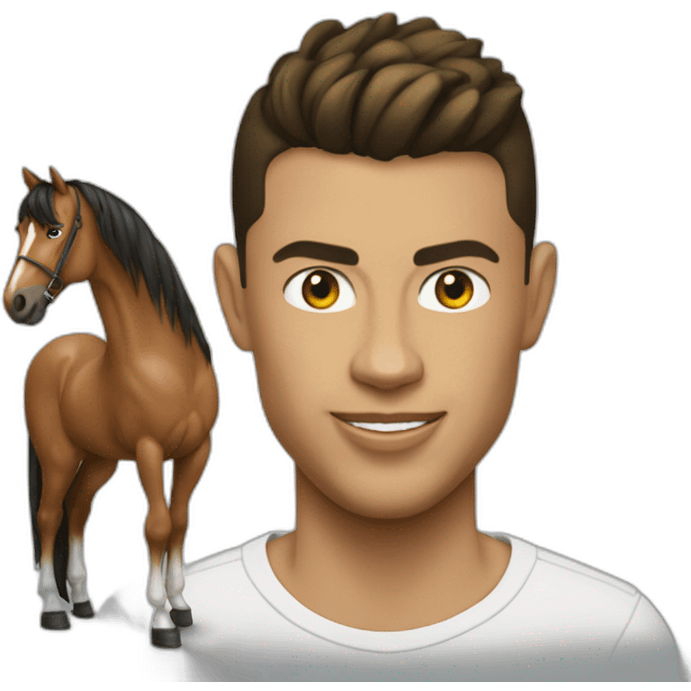 Ronaldo cheval emoji