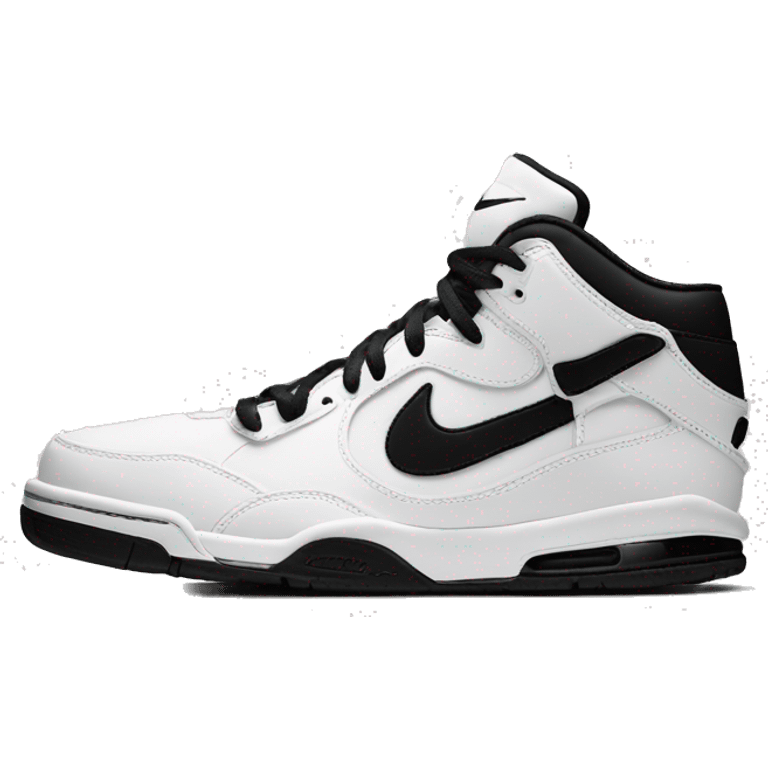 Nike bookpack all black logo white Nike emoji