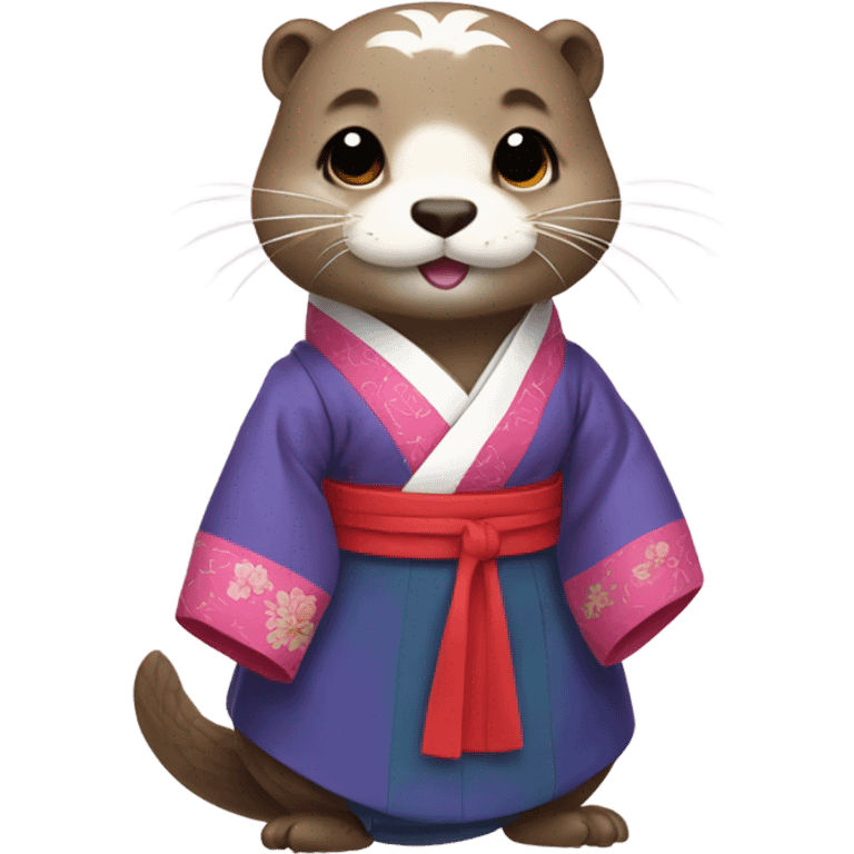 korean hanbok otter emoji