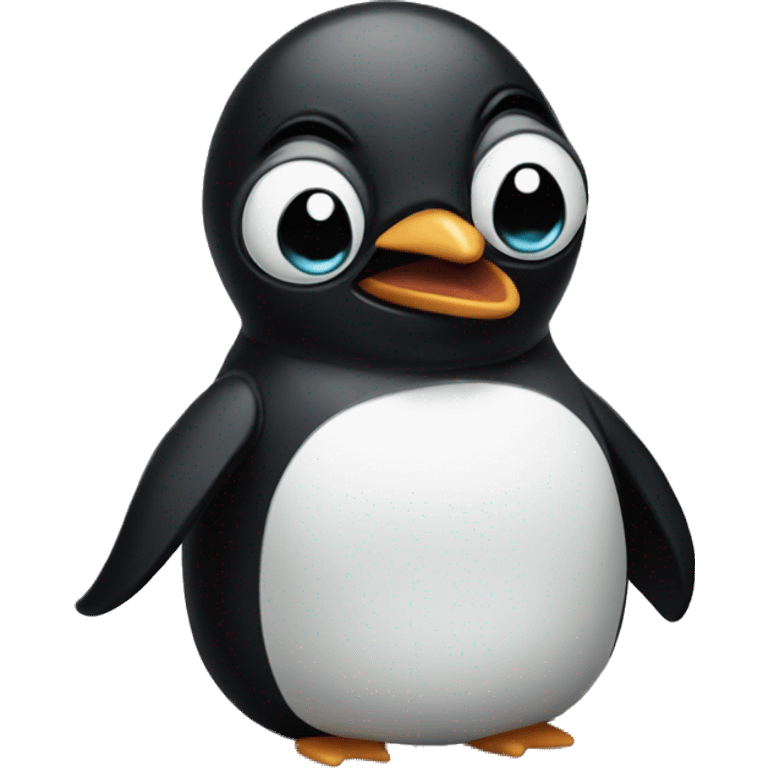 evil penguin emoji