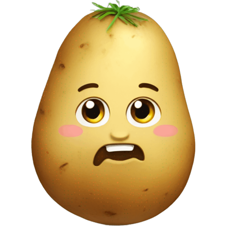 Cute potato emoji