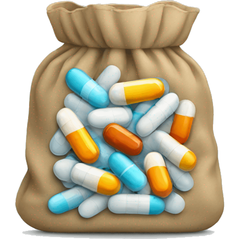 pills in a bag emoji