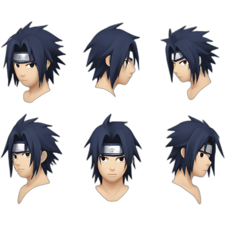 Sasuke Uchiha,ninja,very cool emoji