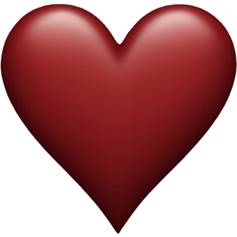 dark red heart emoji