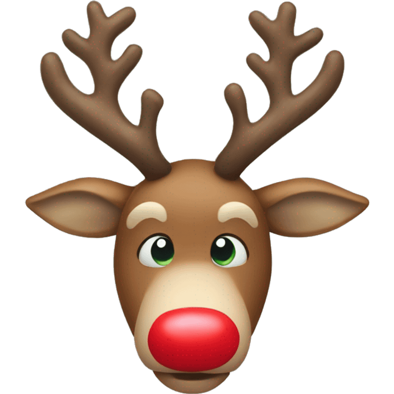 Red Nosed Reindeer emoji