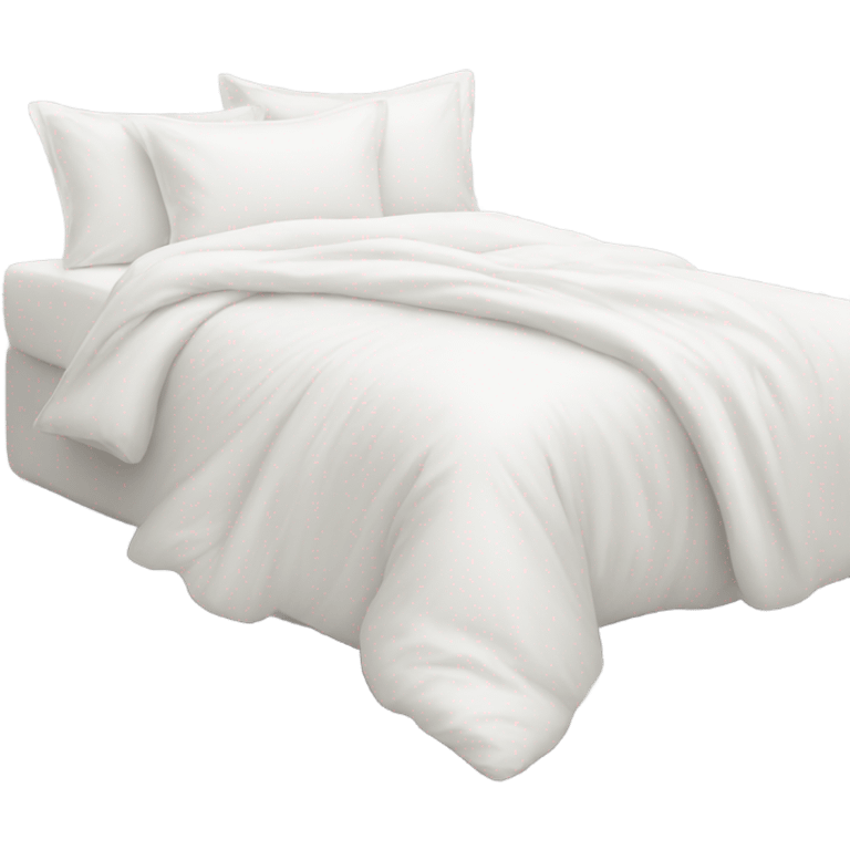 white bedding emoji