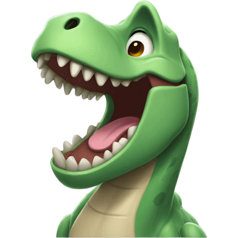 Laughing dinosaur  emoji