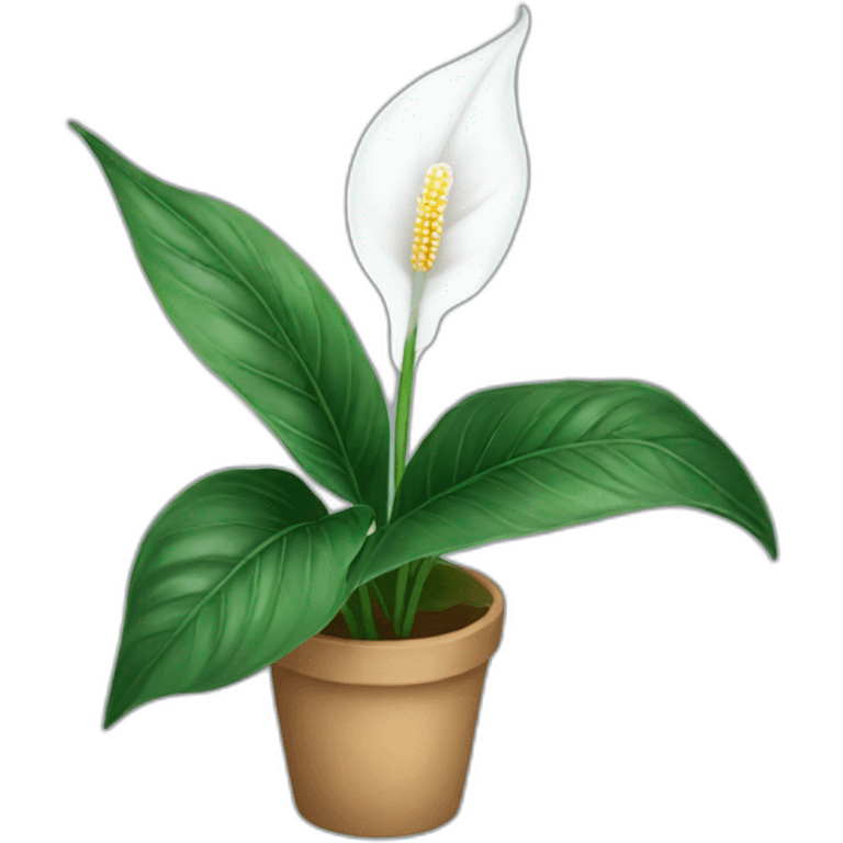 peace lily emoji