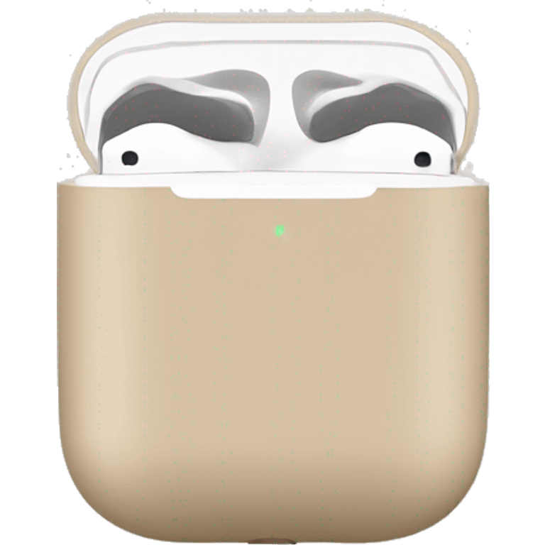 beige airpods emoji